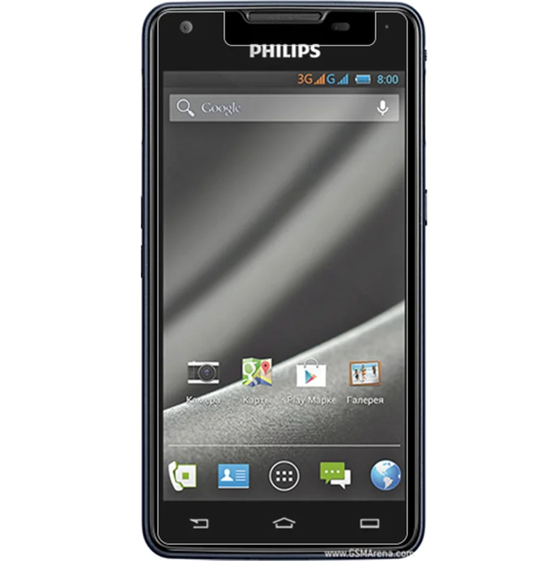 Ультра-тонкий для Philips Xenium W6610 протектор экрана из закаленного стекла премиум-класса Передняя прозрачная защитная пленка чехол