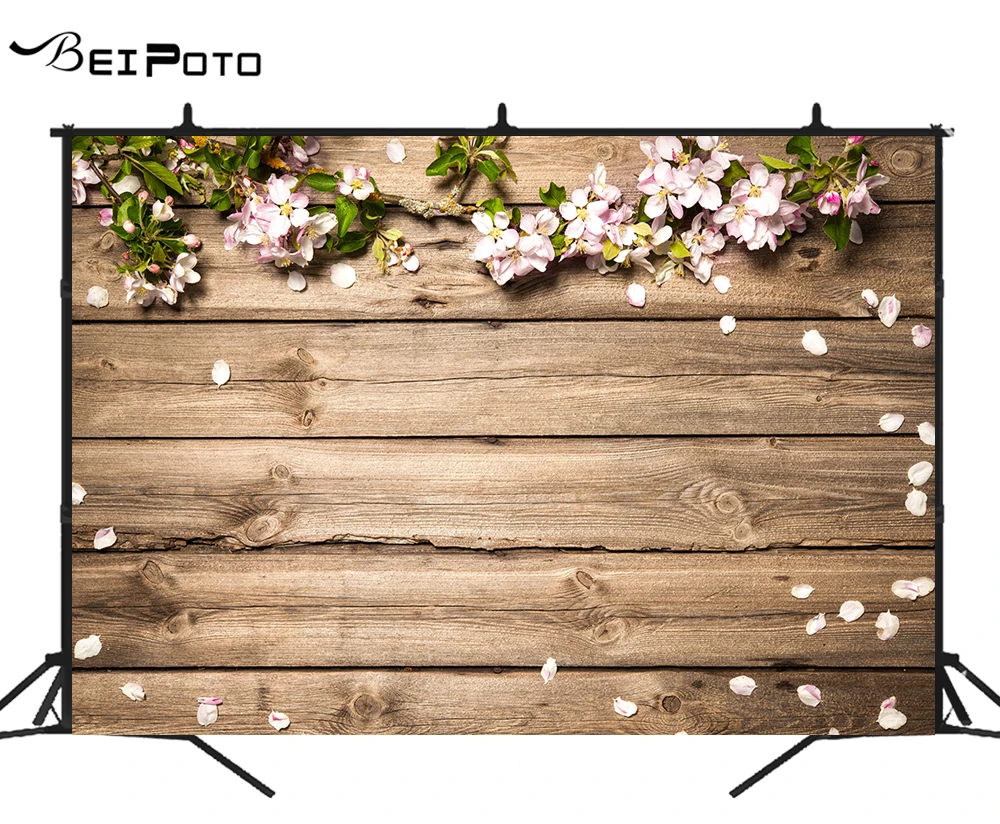 BEIPOTO деревянная доска цветок лепесток день рождения фотосессия фотография Фон