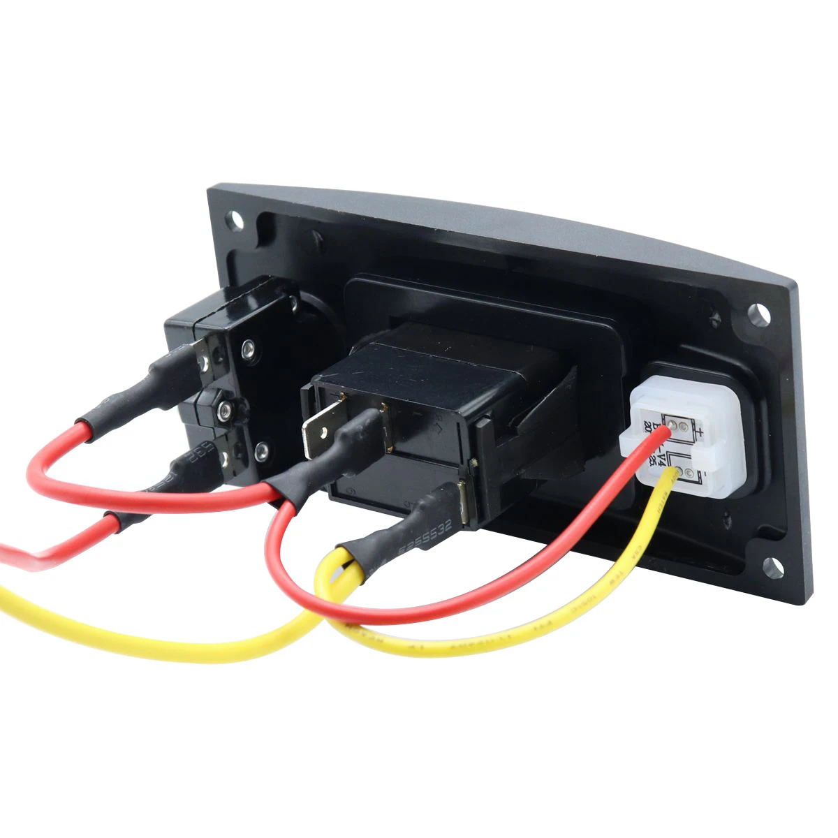 Изогнутая одностворчатая панель переключателя 1 банда (вкл.) выкл управления