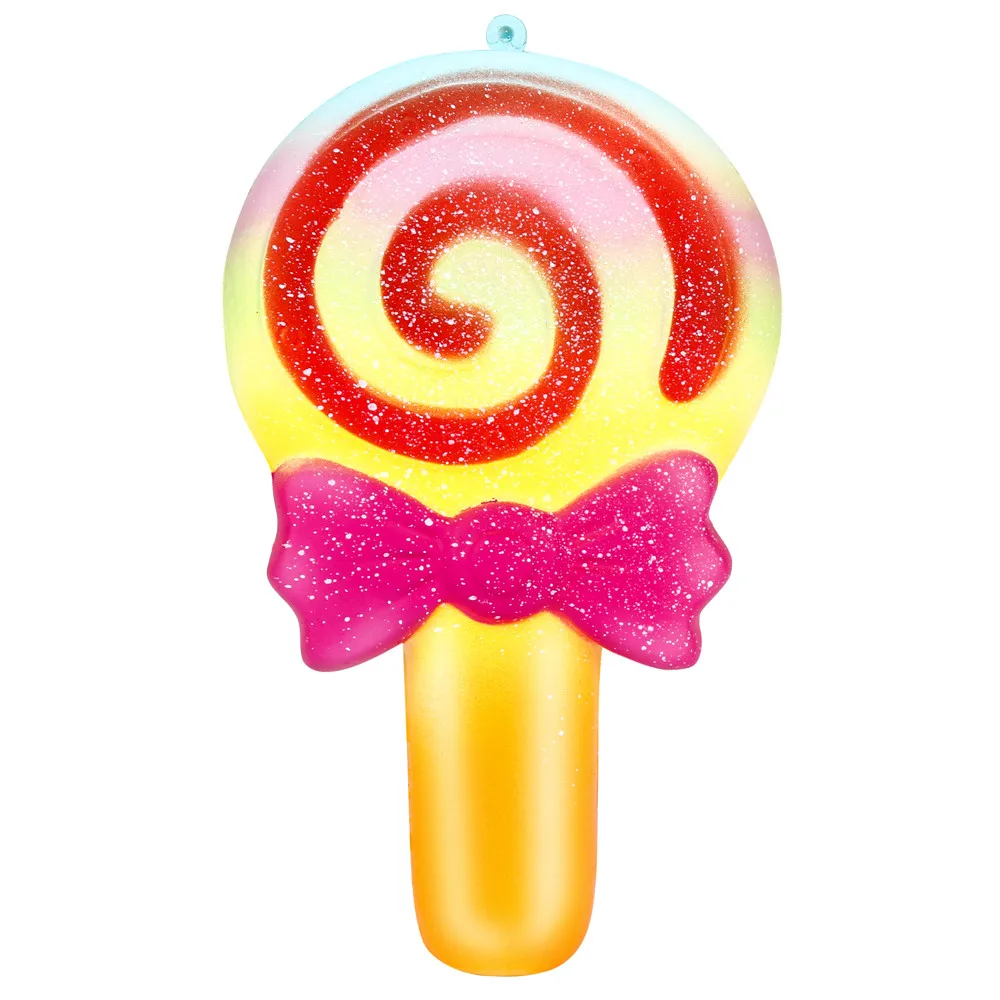 Сжимаемый Радужный леденец медленно поднимающийся крем Ароматические