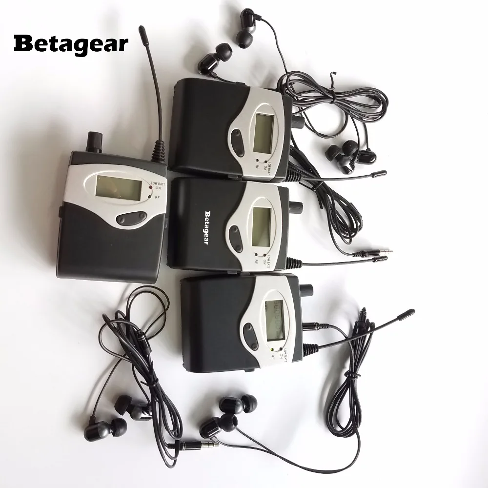 Betagear BT5101 персональный монитор беспроводная система uhf передатчик 4 приемника dj