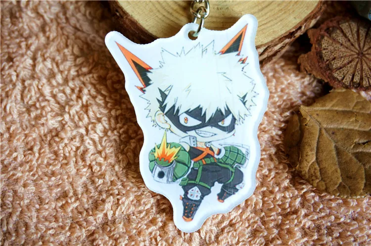 6 шт./лот аниме Моя геройская Академия акриловый брелок игрушка Boku no Hero Akademia Midoriya
