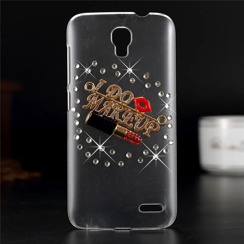 Роскошный 3d чехол для Alcatel One Touch Pop 2/M5 блестящий стразы 2/M5/ OT5042/5042X | Мобильные