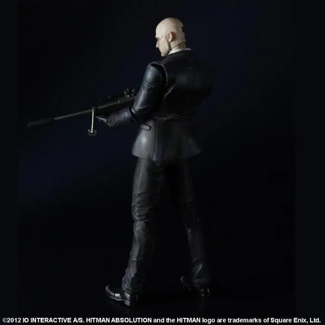 Play Arts KAI PVC экшн фигурка 23 см шарнир подвижный Hitman Absolution агент 47 коллекция моделей