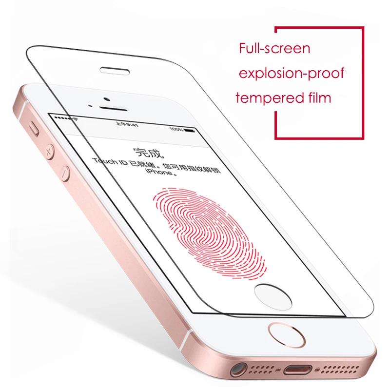 VOVTA 0 26 мм закаленное стекло для iphone 5s 6 6s 7 защитная пленка 9 H Премиум протектор