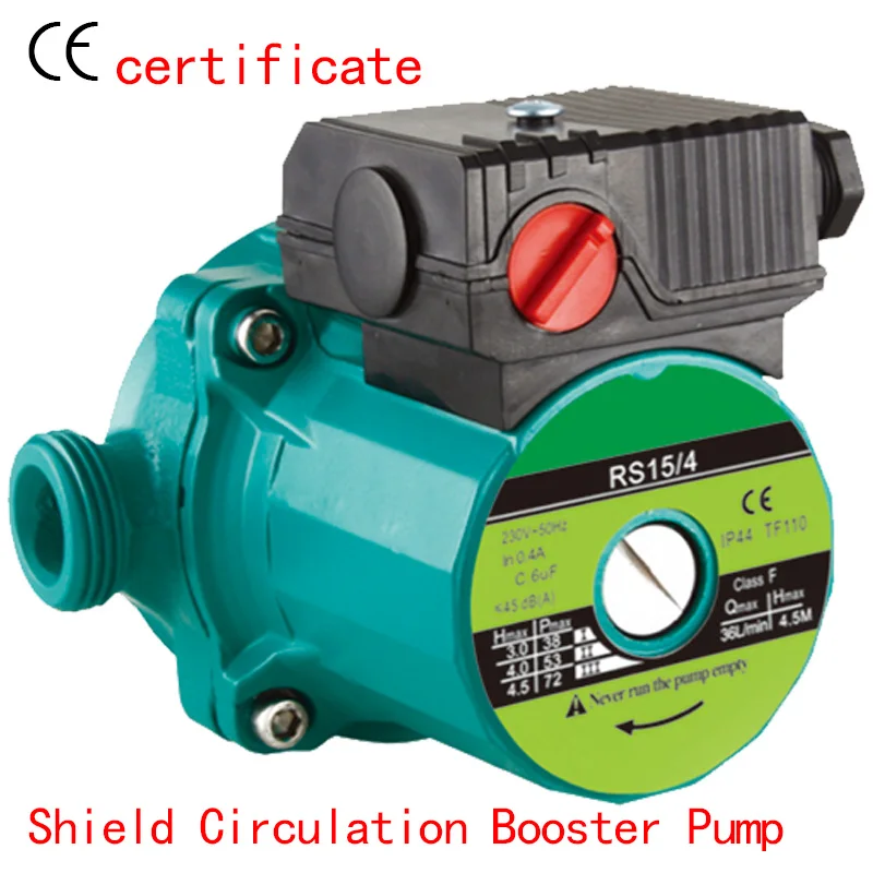 Защитный циркуляционный Бустерный Насос RS15-4 для использования в помещениях