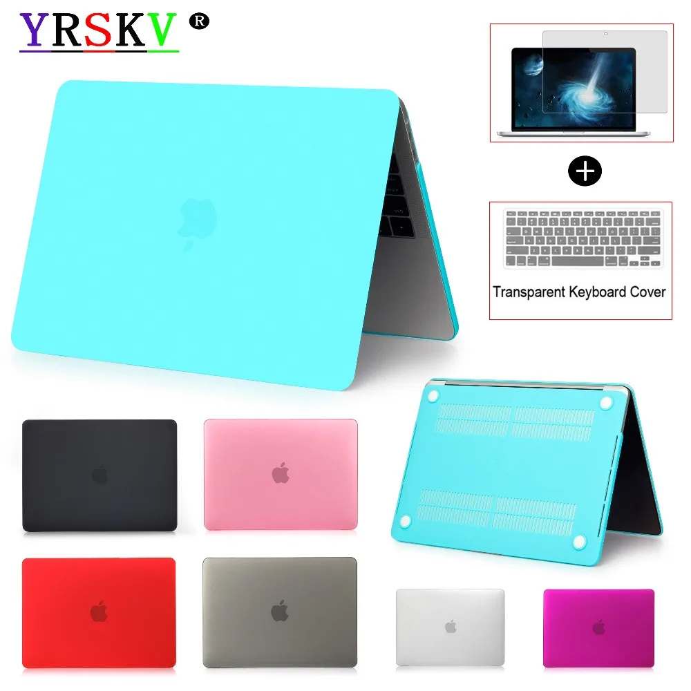 Прозрачный матовый чехол для ноутбука Apple Macbook M1 Chip Air Pro Retina 11 12 13 15 16 дюймов новый 3