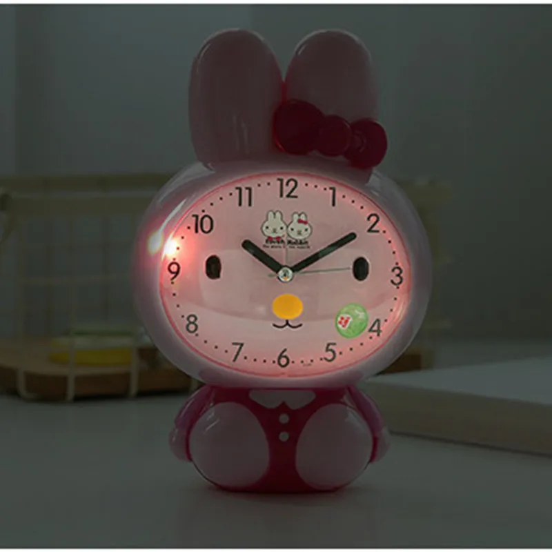 Электронные настольные часы с мультяшным Китти цифровые nixie бесшумные ночным
