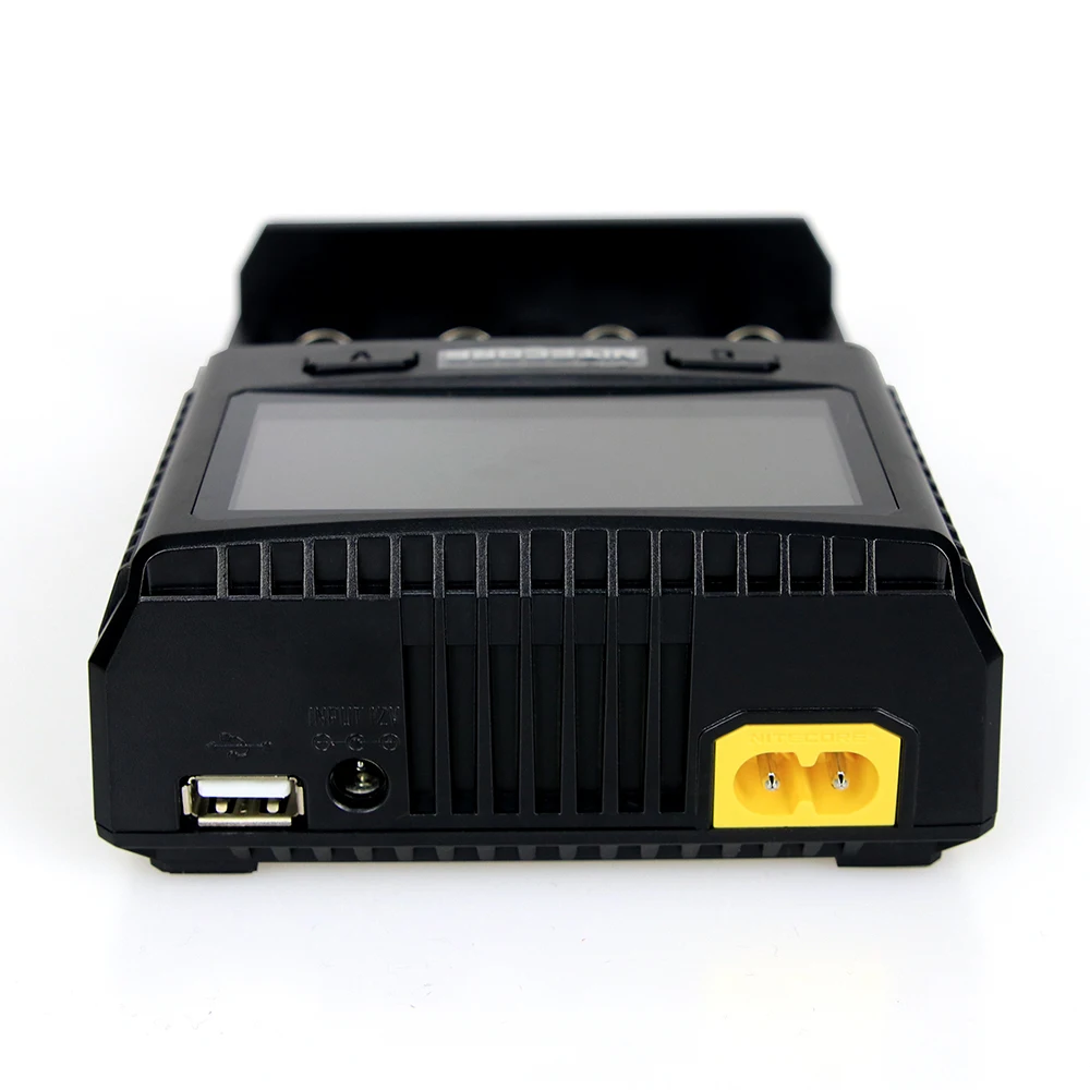 NITECORE SC4 превосходное автомобильное зарядное устройство для литий-ионных IMR LiFePO4 Ni-MH(NiCd) 18650 17650 17670 16340 14500 батареи Макс 3 А с одним слотом