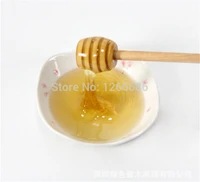 1000pcslot long handle stirrer for honey portable stirring rod wooden muddler honey stick