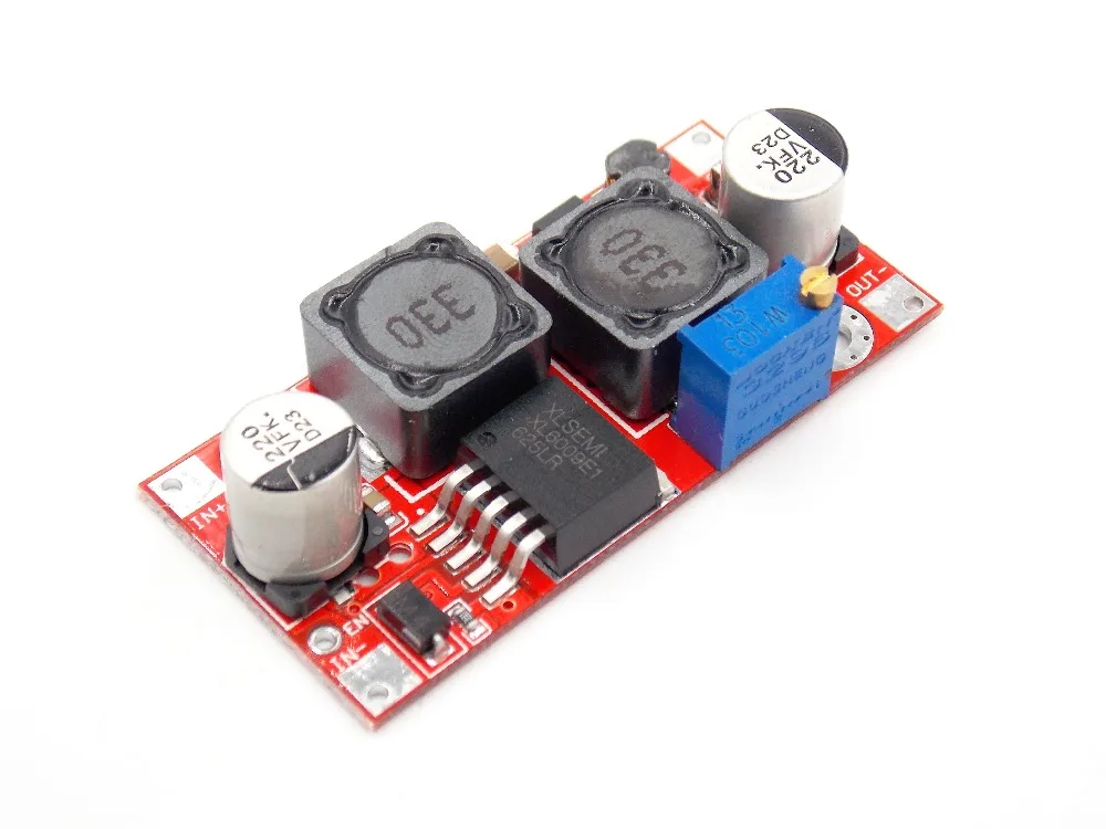 Официальный Регулируемый понижающий преобразователь iSmaring DC-DC XL6009 модуль питания