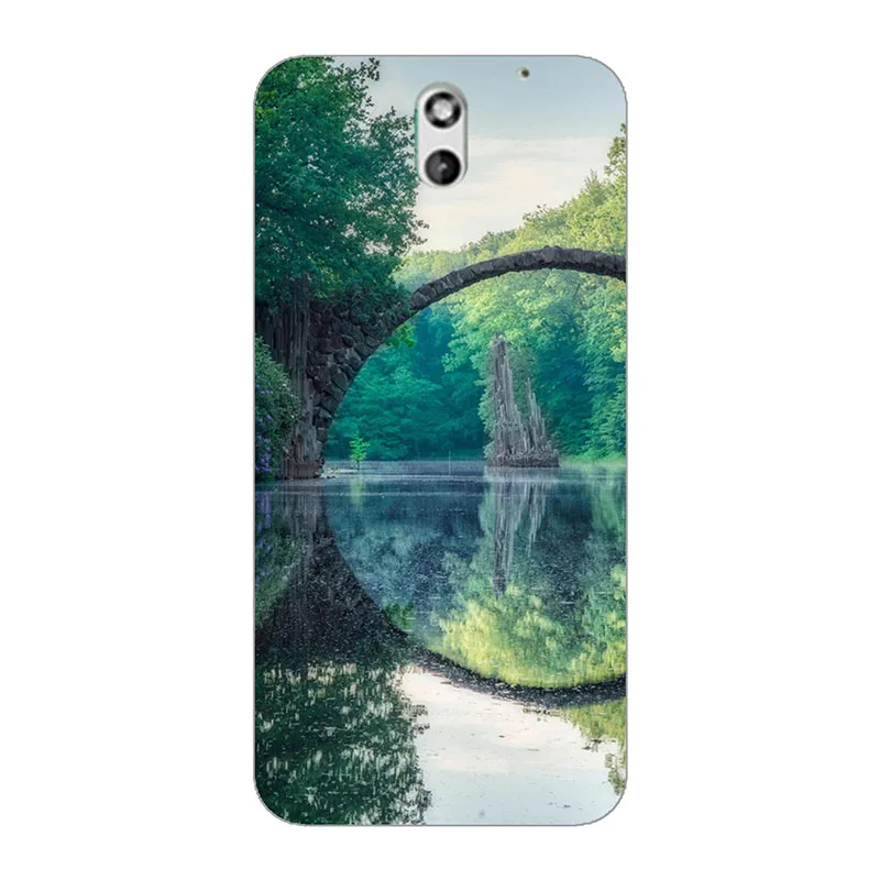Милые модные цветок чехол для HTC Desire 610 чехол с принтом чехол для телефона Fundas Coque матовая животных в виде ракушки - Цвет: A160