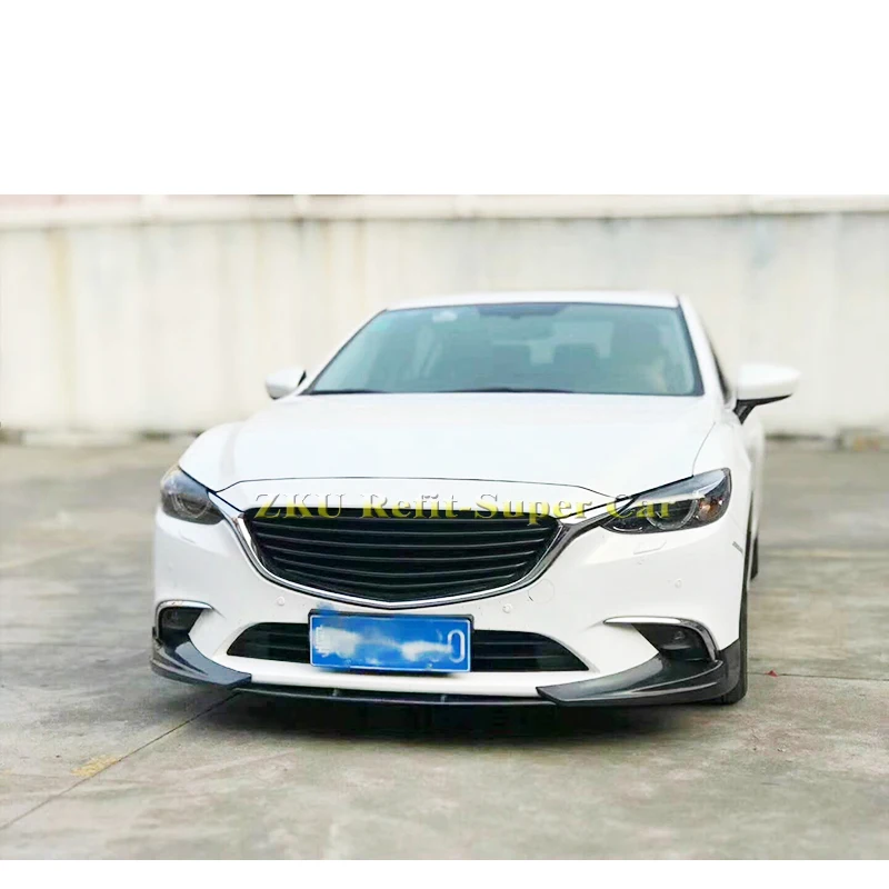 Губа переднего бампера MV Style из углеродного волокна для Mazda ATENZA 2017-2018 | Автомобили