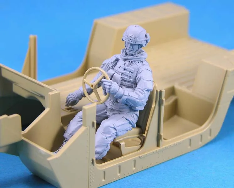1/35 модельная фигурка из смолы наборы для водителя автомобиля США разобранный