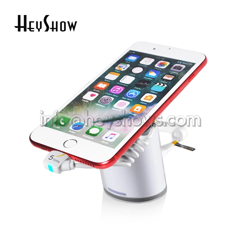 Universal  Phone Security Display Stand Cellphone Anti Theft Holder Charging iPhone Burglar Alarm System For Retail Phone Shop