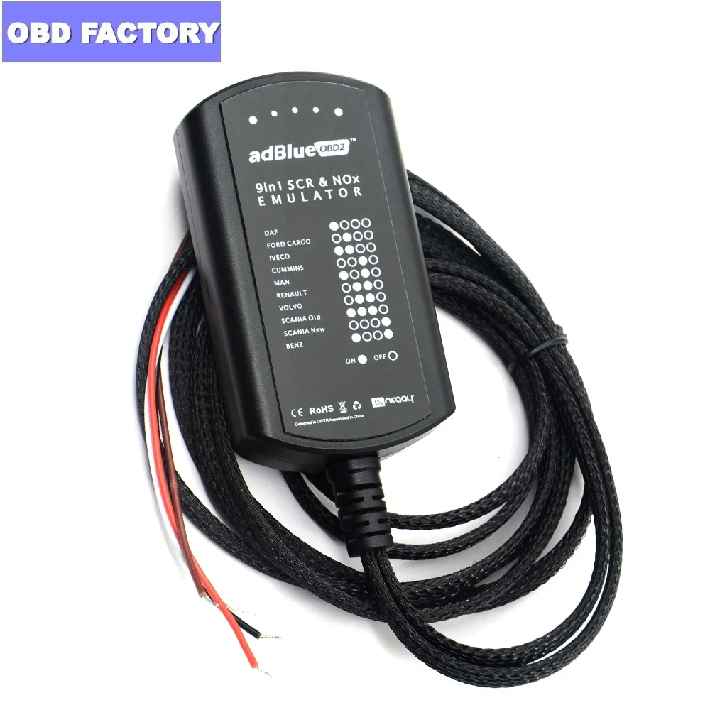 Adblue 9в1 Adblue поддержка Euro4 и 5 Adblue Эмулятор 9 в 1 для MAN/MB/SCANIA/IVECO/DAF/VOLVO/RENAULT/CUMMINS Adblue 9 в 1