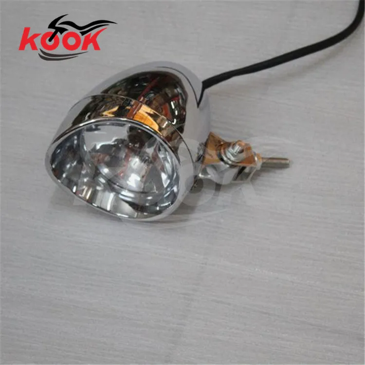 Винтажная стильная фара для мотоцикла H4 прозрачная белая Harley Davidson запчасть Chopper