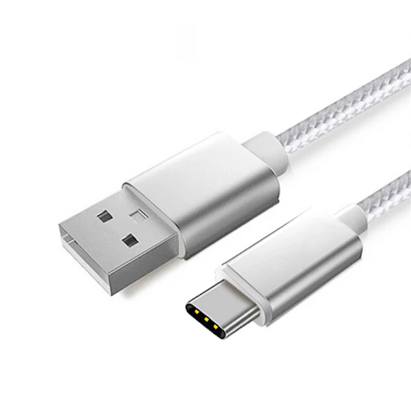 Silver CBAOOO 3M 3A быстро Тип usb C кабель USB C кабель для samsung S10 Xiaomi Mi 9 Oneplus 6, 6 комплектов/партия, быстрая зарядка PD Зарядное устройство Тип-C кабель - Цвет: Silver