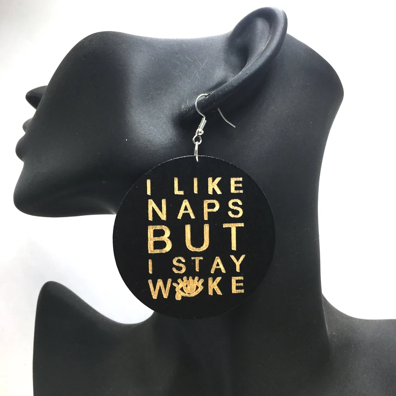 Бесплатная доставка деревянные серьги Я в очках|wooden earrings|earrings free shippingearrings earring |