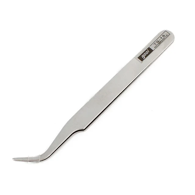 Curved Tweezer YZX 15 мл Лак для ногтей защитный крем для кожи пальцев Отшелушивающий жидкие прозрачные латексные средства для ухода за ногтями Легкая очистка клейкая лента с изогнутыми щипцами - Цвет: Curved Tweezer