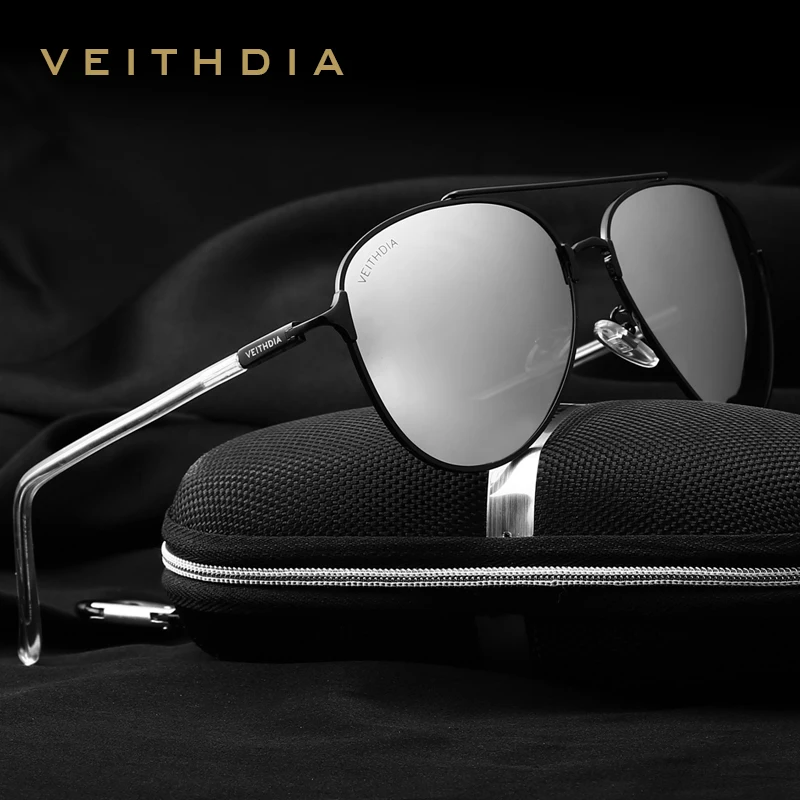 Солнцезащитные очки VEITHDIA винтажные брендовые дизайнерские в оригинальной