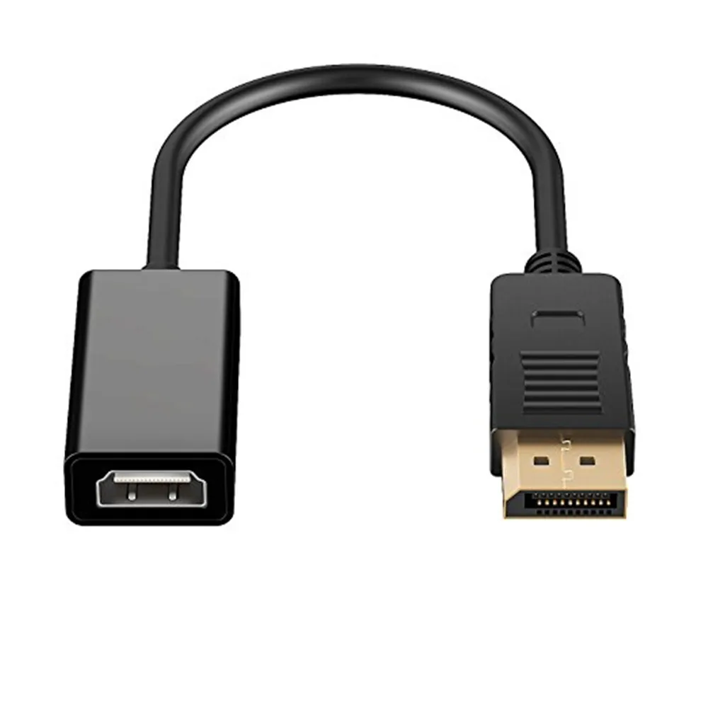 DP папа HDMI Женский Кабель адаптер 1080P конвертер кабель для ПК дисплей ноутбука