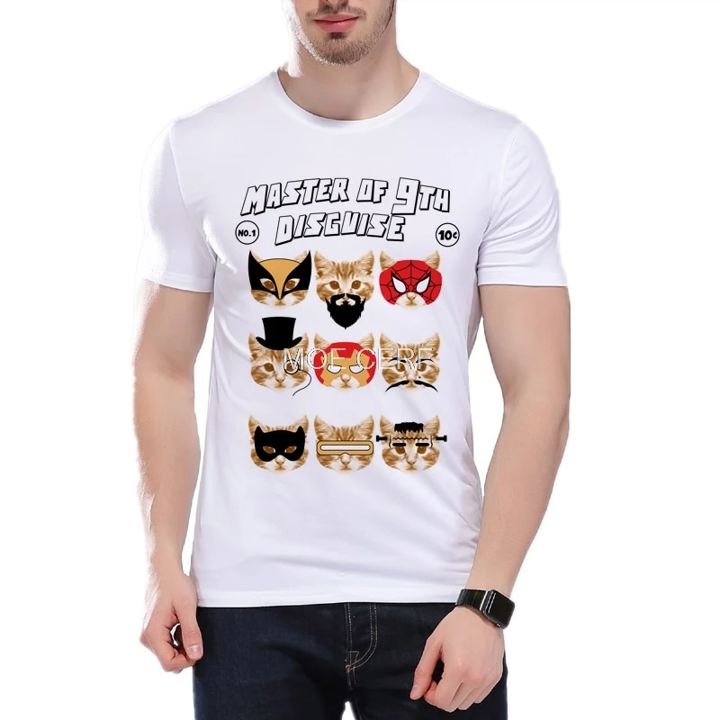 I am a dream cat print men's T-shirt femme camiseta Men funny MMA Cat T-shirts casual Summer Holiday Gift Brand clothing Y7-16 | Мужская