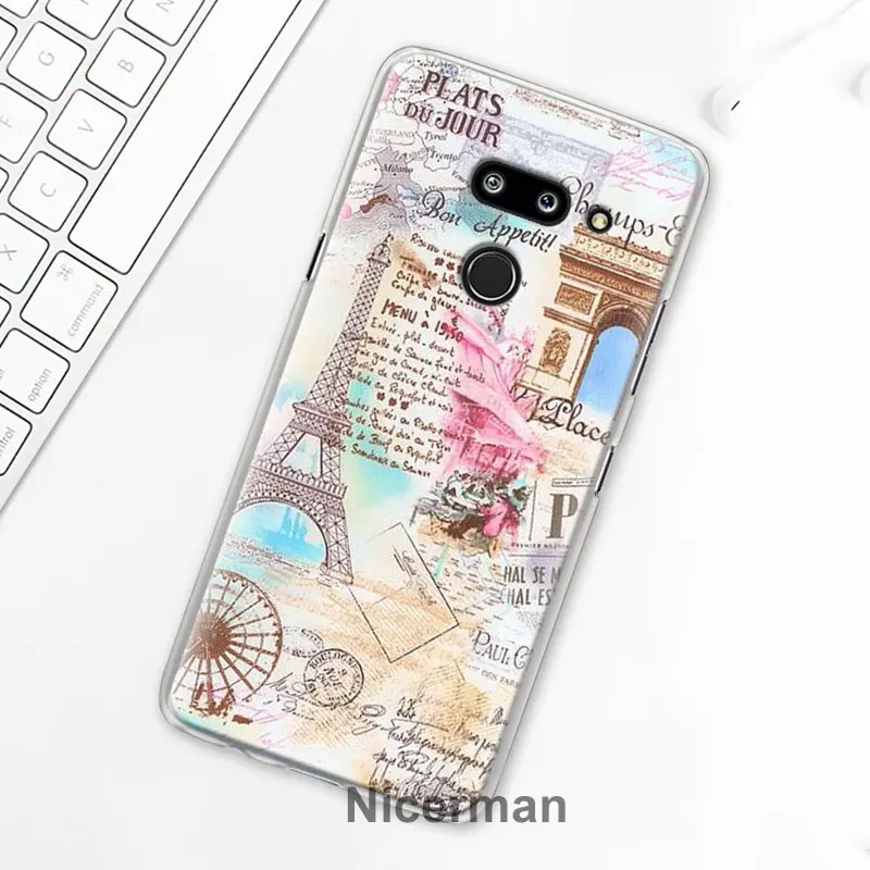 Чехол для телефона LG G6 G7 Plus G8 ThinQ V40 V50 ThinQ жесткий чехол из поликарбоната карта мира план путешествий Чехол Coque Capa