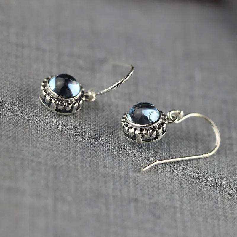 Женские серьги ручной работы L &amp P серьги-подвески из натурального янтарного