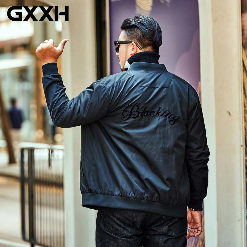 GXXH брендовая куртка 2019 Новая Осенняя мужская большого размера свободная Мужская