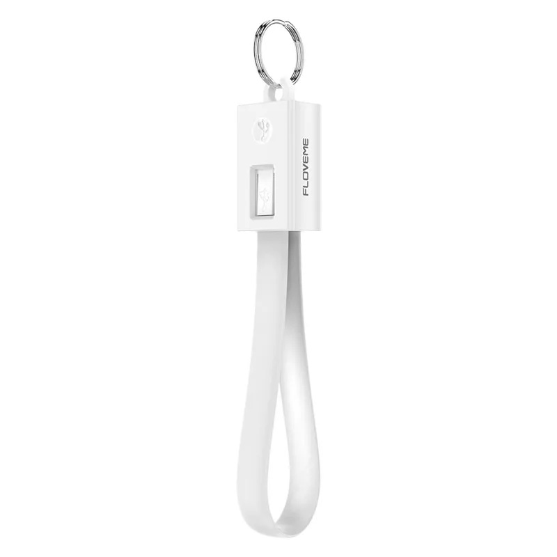 White FLOVEME портативный USB кабель для samsung S7 S8 S9 Plus Быстрая зарядка кабель для мобильного телефона для iPhone 6 7 8 Plus X XS Max XR - Color: White