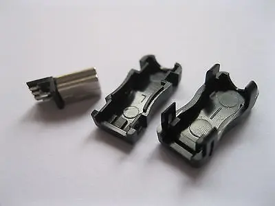 

500 pcs Mini USB 5 pin Plug Male Socket Connector 5Pin with Plastic
