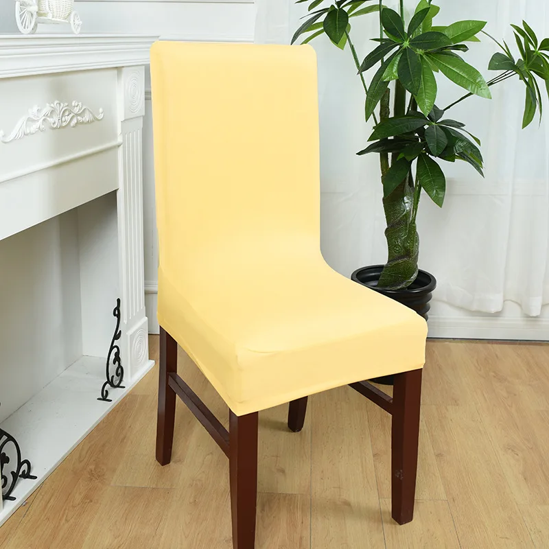 Morigins Fashion Home Textile Chair Cover For Wedding Office Dining Solid Colors Hotel Decoration Case N375 | Дом и сад