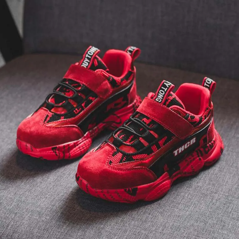 2019 Children's fashion sneakers for 2-12Years breathable boys girls outdoor sport shoes big kids running students | Детская одежда