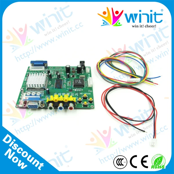 GBS8220 RGB/CGA/EGA/YUV в VGA выход HD видео конвертер плата HD9800/GBS8200 аркадная игра машина CRT