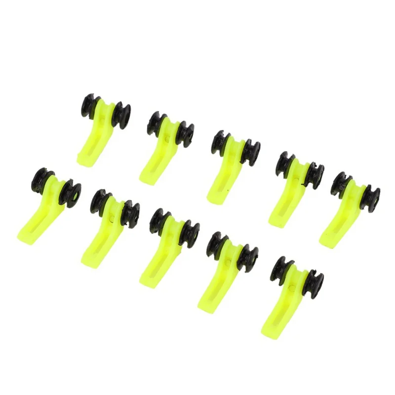 10 шт./пакет пластиковые рыболовные снасти аксессуары рыболовный крючок