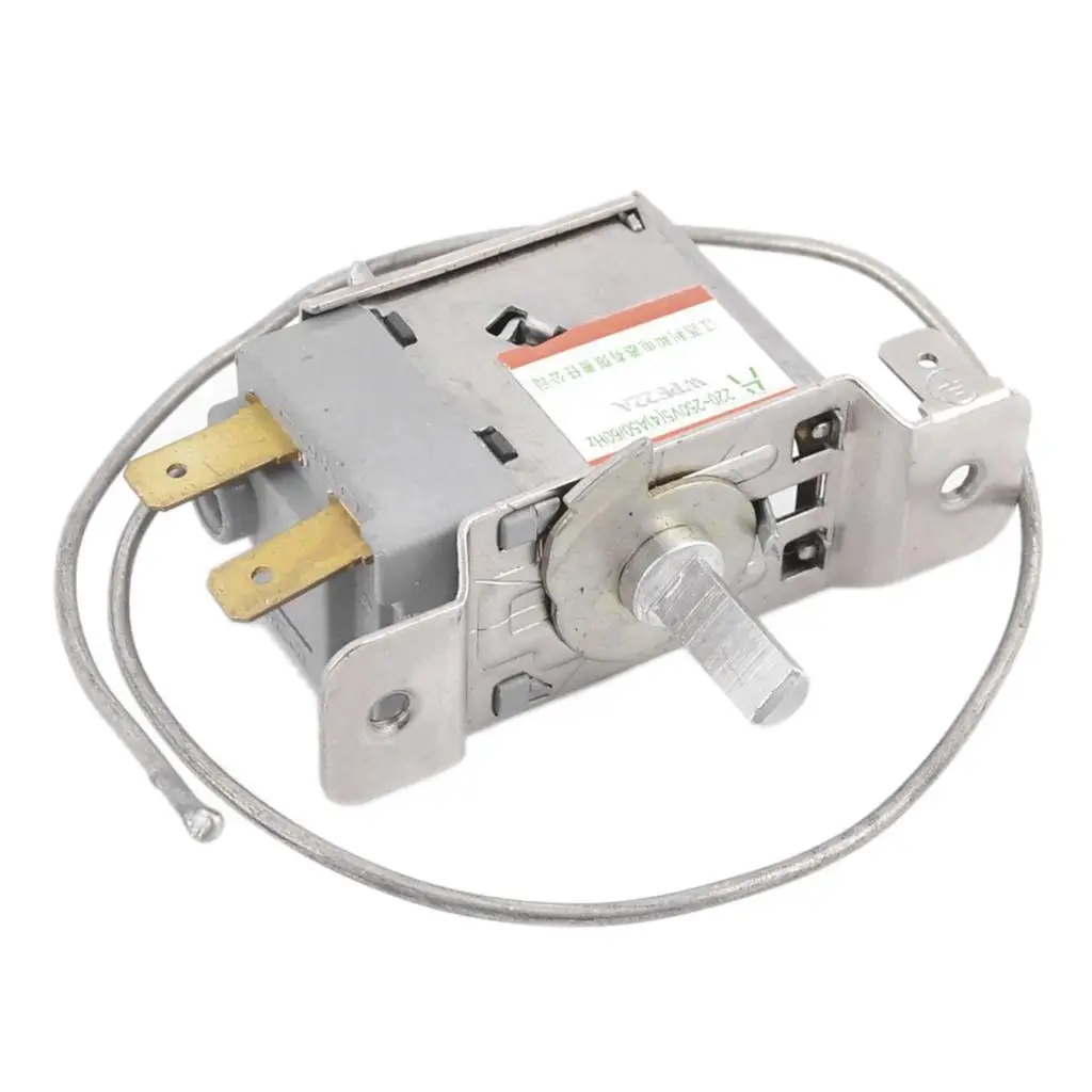 

LNHF WPF22A 2Pin Refrigerator Refrigeration Thermostat w 30cm Metal Cord