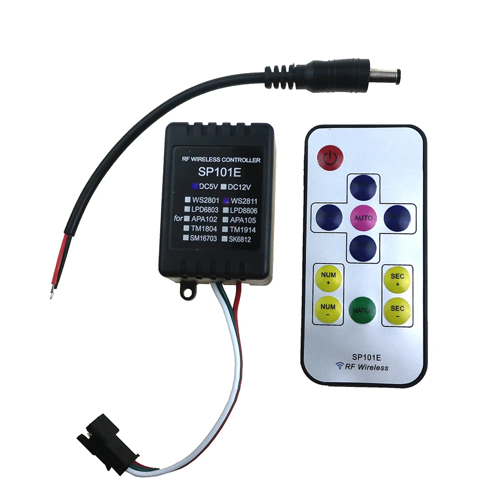 Новый радиочастотный беспроводной RGB светодиодный контроллер с 11 клавишами для