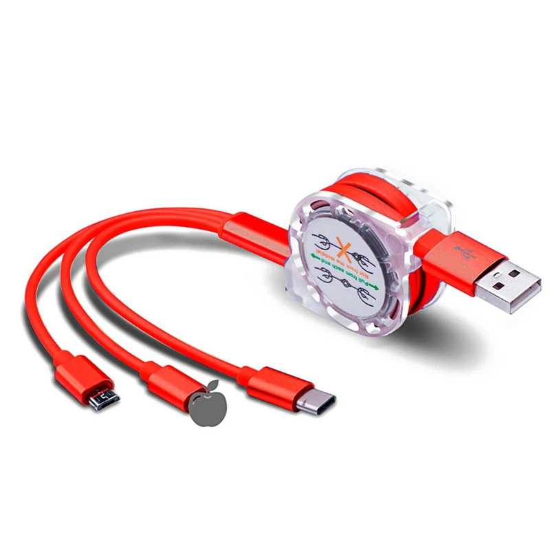 Выдвижной Мульти usb кабель для зарядки Micro usb type C шнур для samsung Galaxy A30 A50 A70 M30 сотовый телефон несколько кабель для зарядного устройства