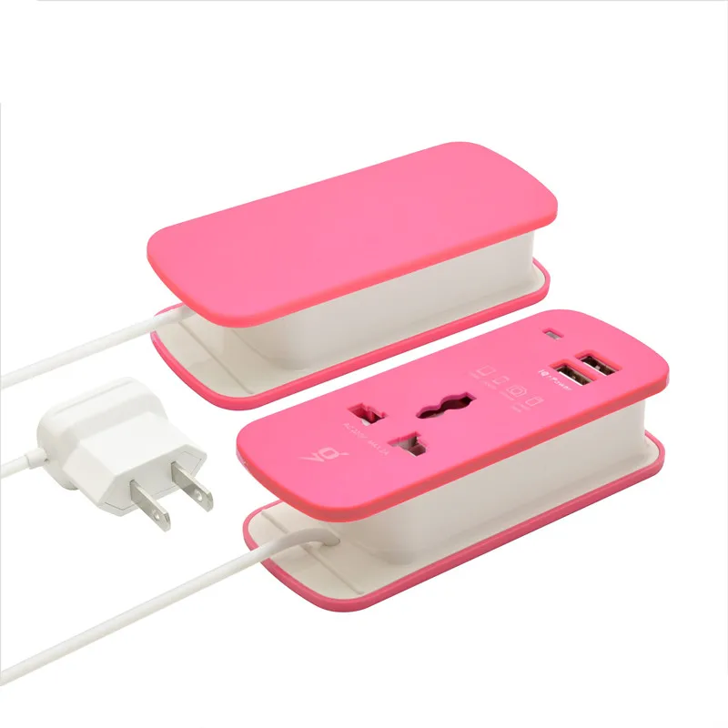 Сетевая розетка с 2 USB портами и поддержкой быстрой зарядки|Электрические вилки| |