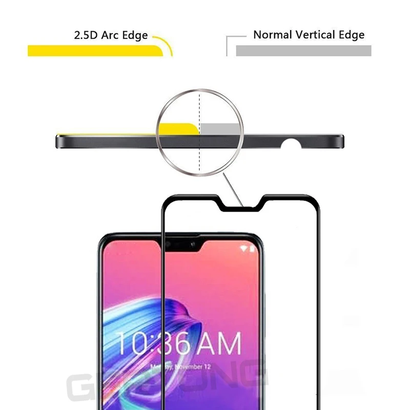 Ультратонкое прозрачное закаленное стекло для ASUS Zenfone Max M1 M2 Pro защитное ZB631KL ZA550KL