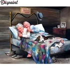 Картина с квадратнымикруглыми стразами Dispaint 5D 