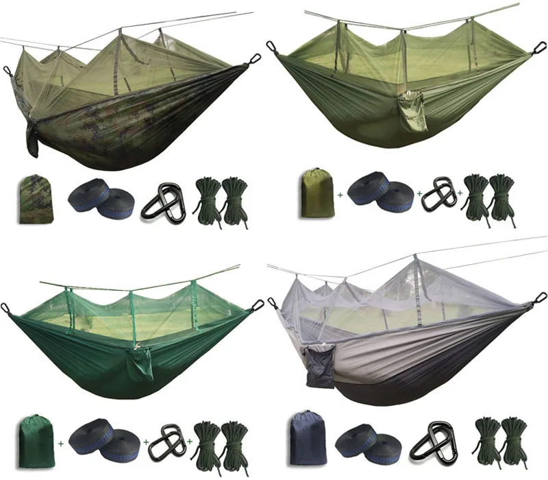 Ultralight Mosquito net Parachute Hammock with Anti-mosquito bites for Outdoor Camping Tent Using sleeping Free shipping