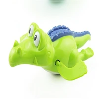 1pcs creative children wind up toys baby water bath winding swim crocodile swimming cartoon small toys wholesale