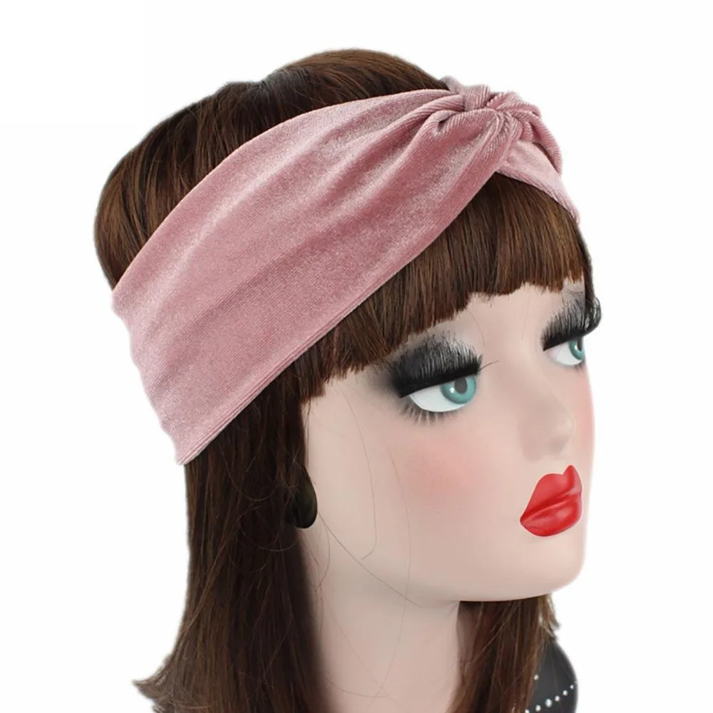 Женская Вельветовая шапка Gorros однотонная Повседневная Шапка-бини для девочек