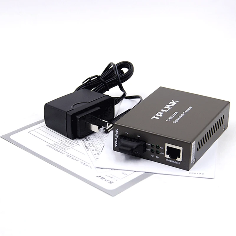 

TP-LINK TL-MC210CS 1000 м SC 15 км одномодовый волоконно-оптический медиа конвертер