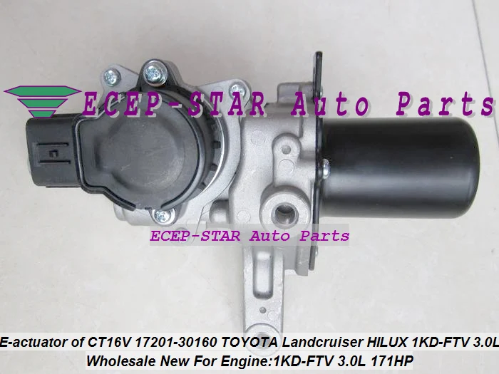 Турбо электронный привод CT16V 17201 30160 30100 1720130101 для TOYOTA HILUX SW4 Landcruiser D 4D 1KD FTV 1kdftv