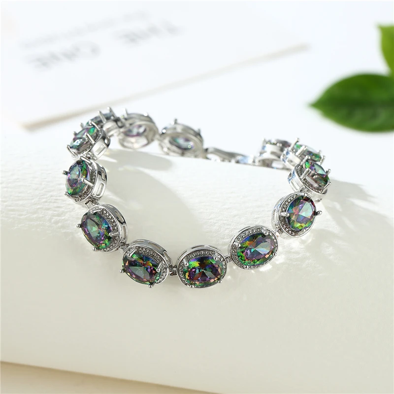 Женский браслет с цепочкой CARSINEL блестящий из Кубического циркония AAA|bracelets for|chain