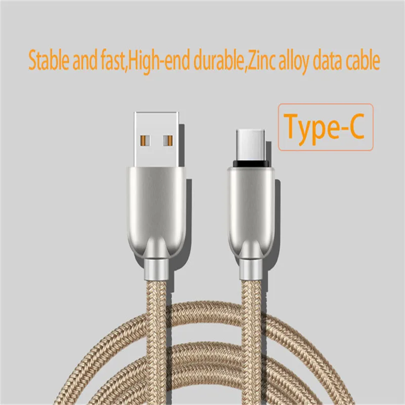 Нейлоновый плетеный кабель зарядного устройства для