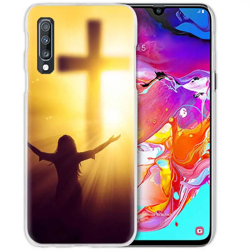 07 Jesus Cristo чехол для samsung Galaxy A50 A70 A20e A60 A40 A30 A20 A10 A8 A6 плюс A9 A7 жесткий поликарбонатный чехол-портмоне для телефона Капа - Цвет: 07